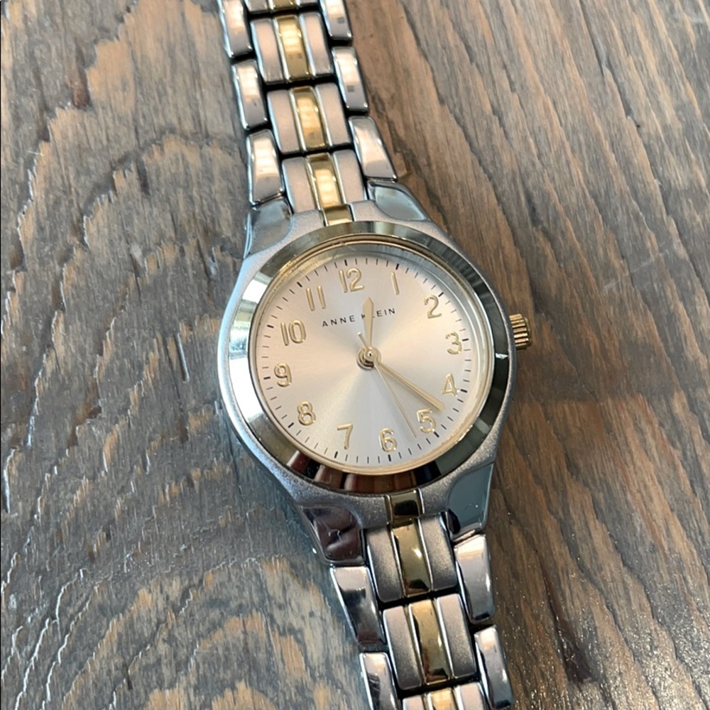 Anne Klein Analog Stainless Steel Water Resistant
